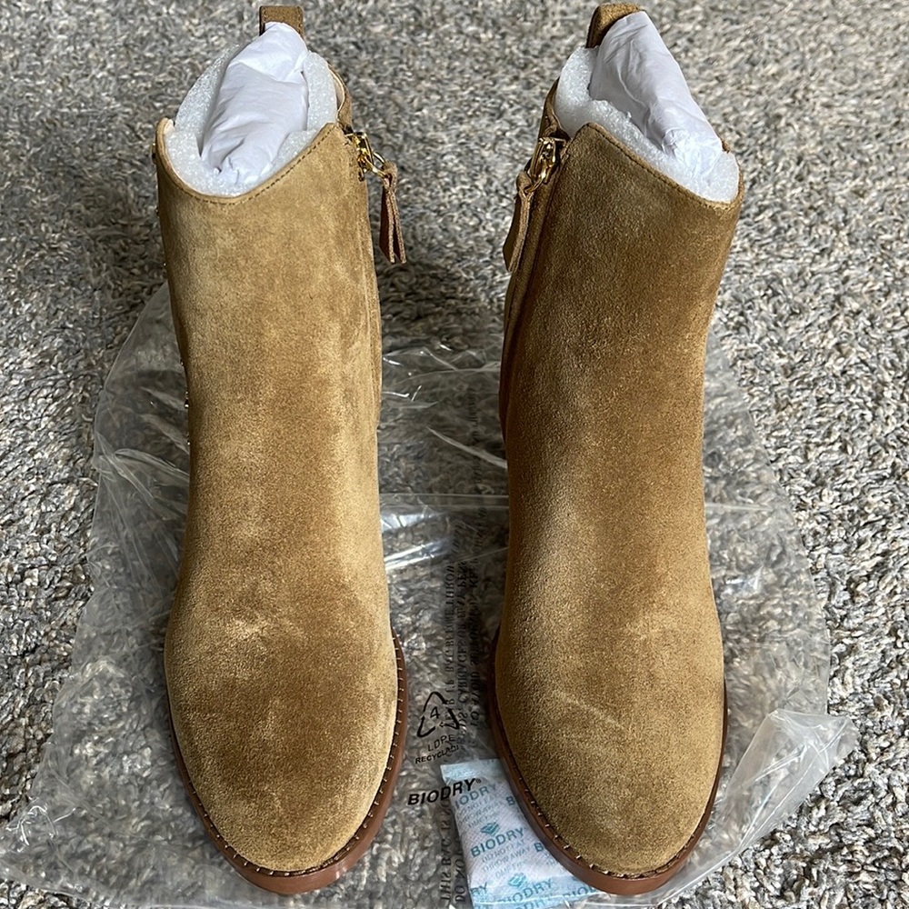 Suede Nine West Booties